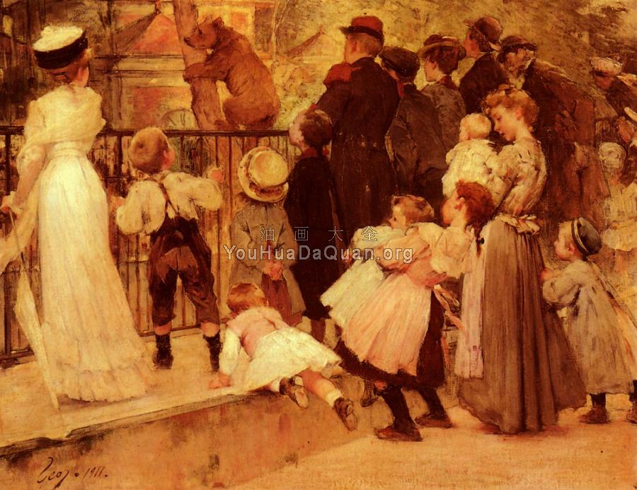 At the Botanical Gardens - 亨利·朱里斯·让·乔弗里